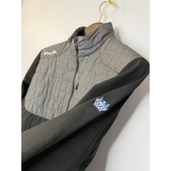 RLX Ralph Lauren Golf Hybrid Half-Zip Pullover Jacket Grey Men's M - Picture 7 of 9